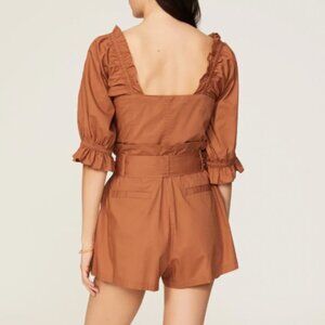 Marissa Webb x RTR Burnt Orange Romper - Size 6